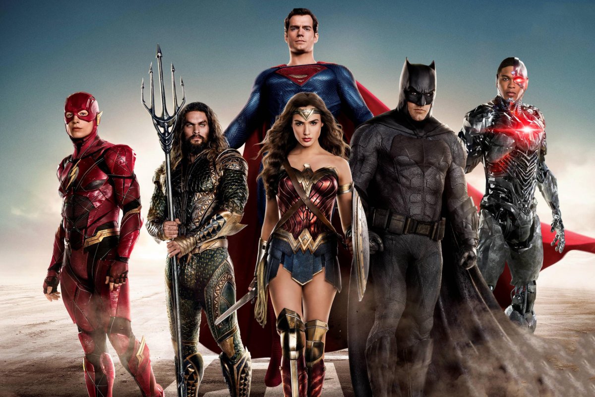 A mozikba került Igazság Ligája plakátja. Az eredeti rendező elképzeléseivel ellentétben itt nem spóroltak a színekkel •  Fotó: Warner Bros. Pictures