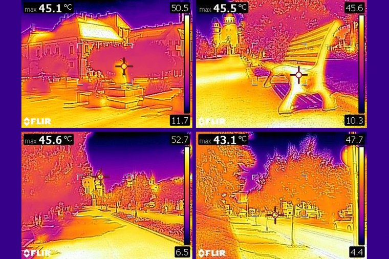 Fullasztó a hőség az árnyékmentes részeken