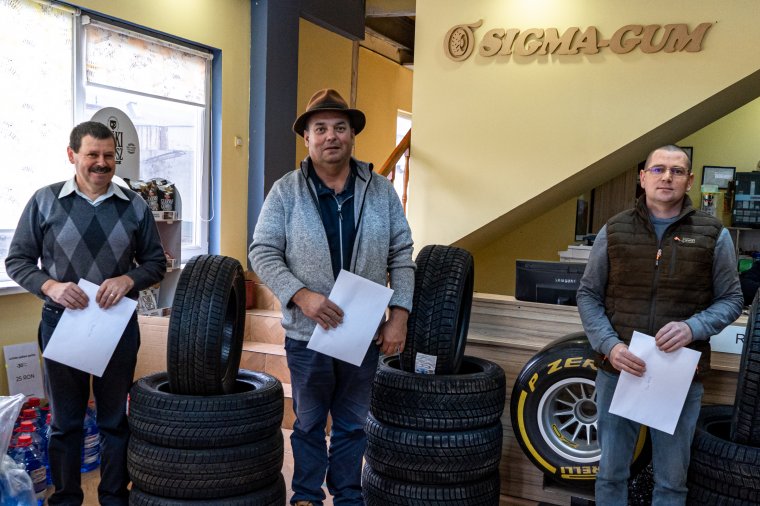 A nyeremények házhoz mentek