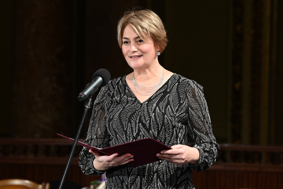Csibi Krisztina, a Magyarság Háza igazgatója •  Fotó: MTI/Máthé Zoltán