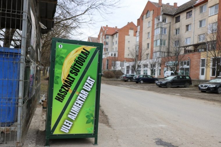 Székelyudvarhelyen is gyűjtődobozokat helyeztek ki a használt étolaj leadására