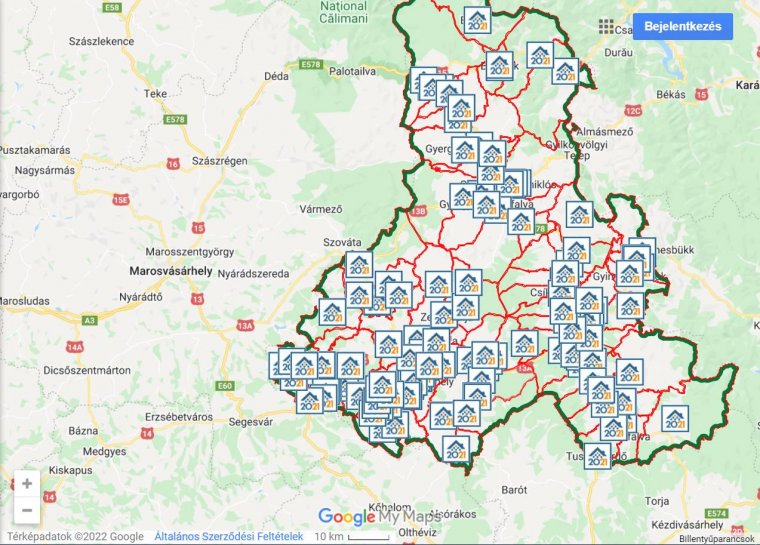 Népszámlálás: hasznos térkép a Hargita Megyei Statisztikai Hivataltól