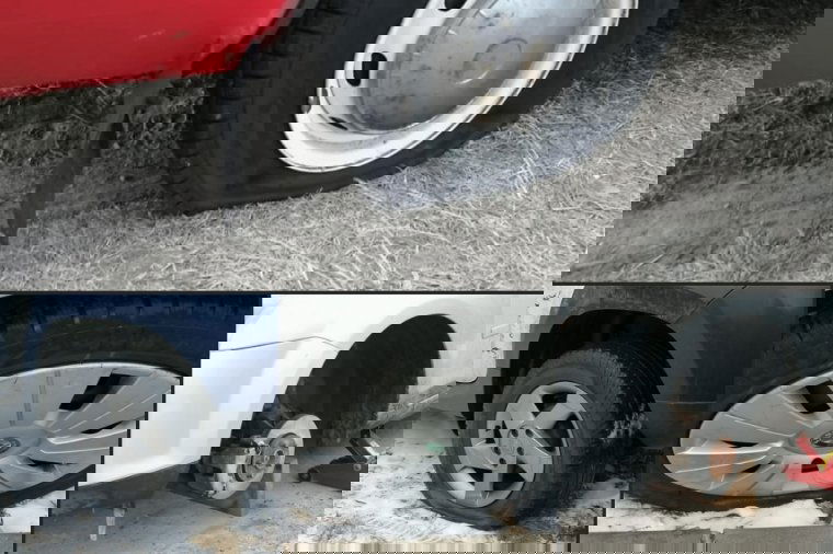 Több gépjármű gumiabroncsát is kiszúrták Csíkszeredában