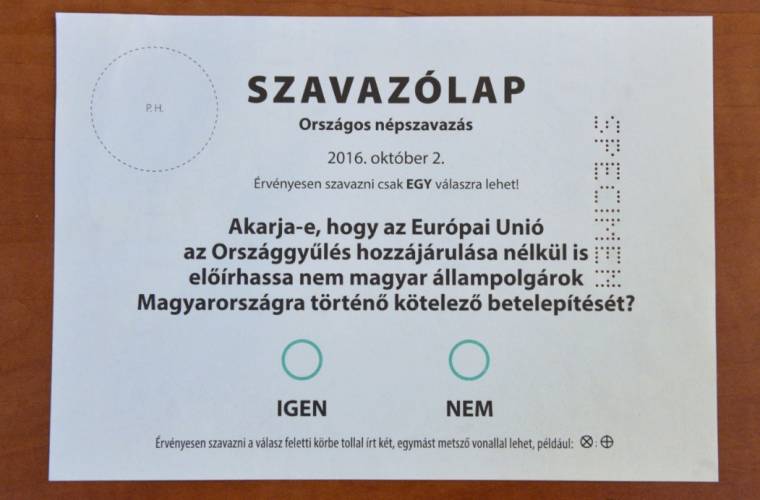 Október 2-ai magyarországi kvótanépszavazás: figyelni kell