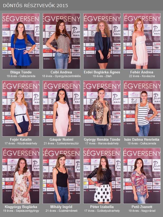 Tizenkét döntős az Erdély Arca címért