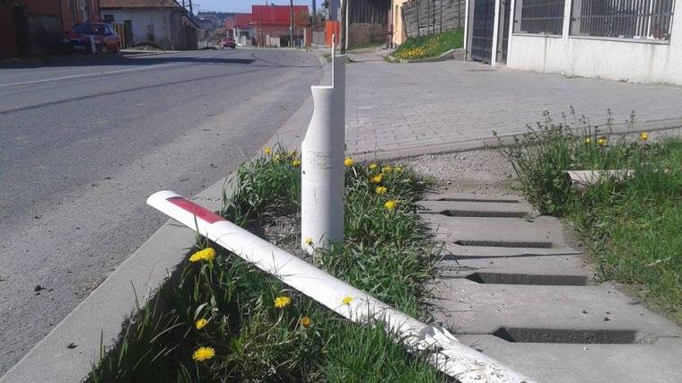 Rongálás a 132-es megyei úton