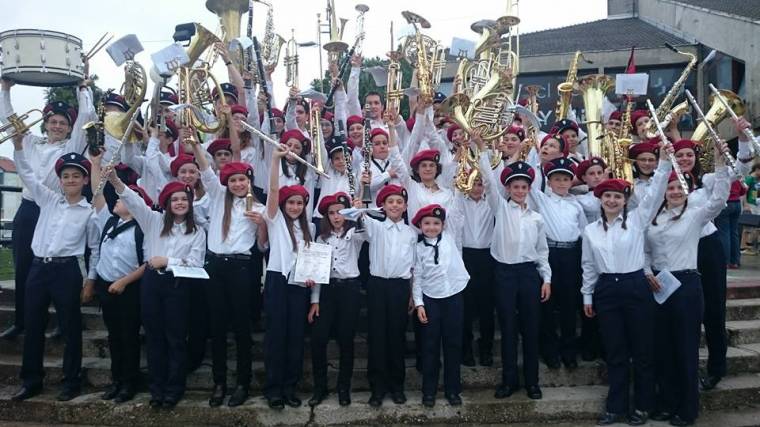 Nemzetközi versenyen nyertek a csíkszentsimoni fúvósok