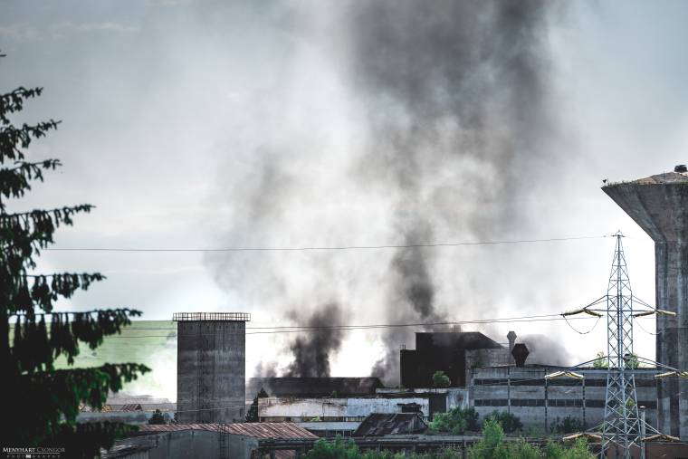 Sűrű füst okozott riadalmat Szentegyházán