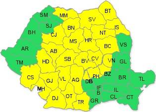 Zivataros idő, sok csapadékkal