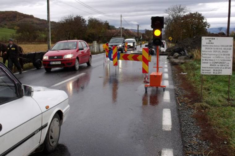 Javítási munkálatok a 13A országúton