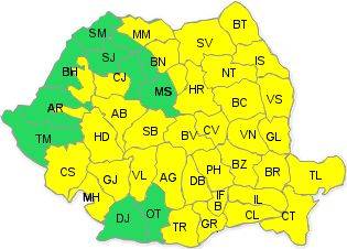 Felhőszakadás, jégeső alakulhat ki
