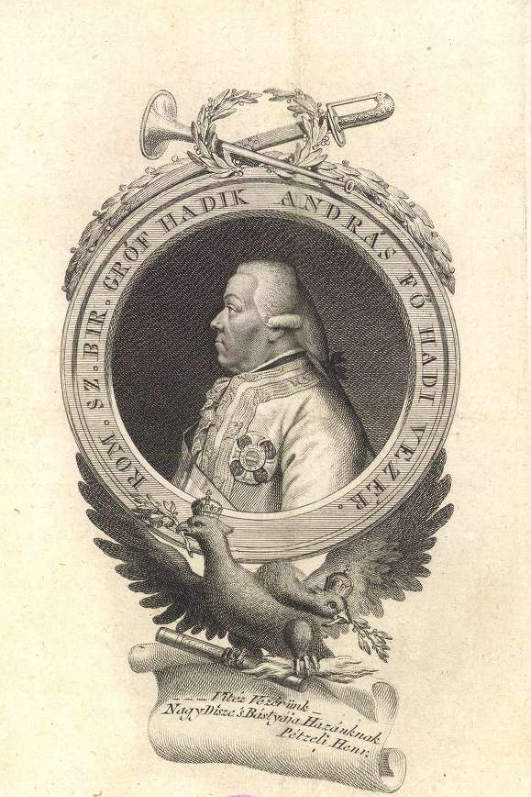Így nézhetett ki Hadik András egy korabeli ábrázolás szerint •  Fotó: Wikipédia