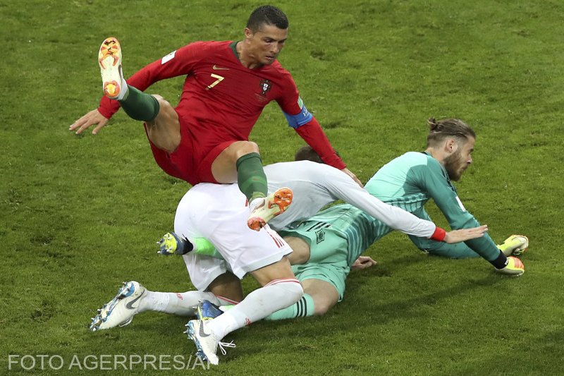 A portugálok legjobbjának ezúttal is Cristiano Ronaldo bizonyult •  Fotó: Agerpres/AP/Thanassis Stavrakis