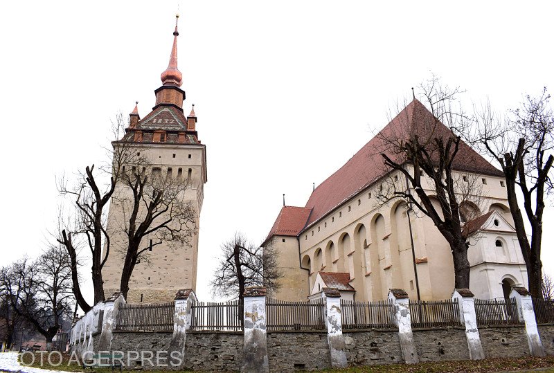 Szászkézd az 1493 és 1497 között épült evangélikus erődtemploma révén került fel az UNESCO listájára •  Fotó: Dorina Matiș/Agerpres