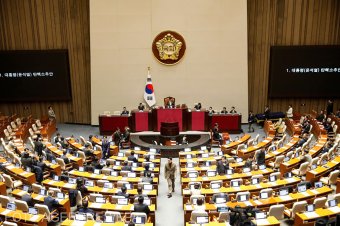 A dél-koreai parlament megszavazta az államfő elmozdítására benyújtott indítványt