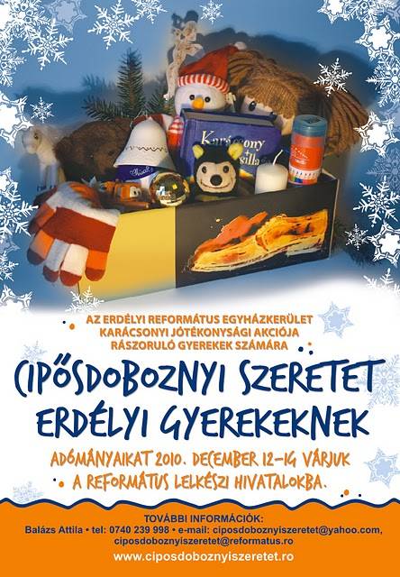 Cipősdoboznyi szeretet erdélyi gyerekeknek