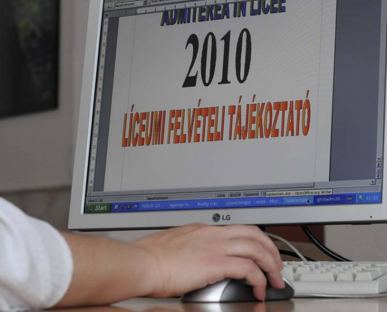 Megjelent a felvételi tájékoztató