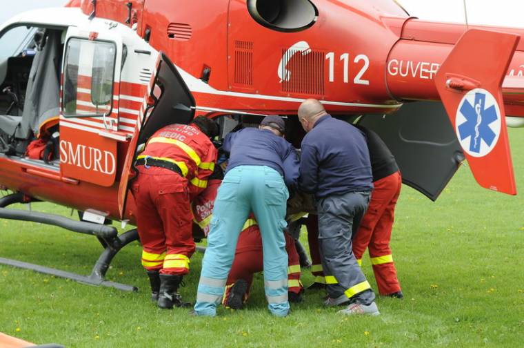 Kétszer is járt a mentőhelikopter