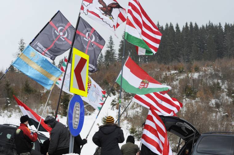 Hagyományőrzők a Nyerges-tetőn