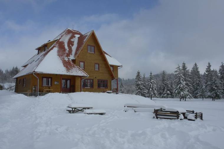 Kós Károly-i menedékház a Kalibáskőn