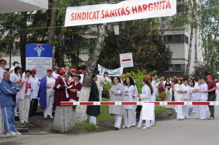 Perel a Hargita megyei egészségügyi szakszervezet