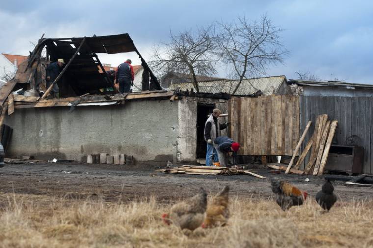 Gazdasági épület gyúlt ki