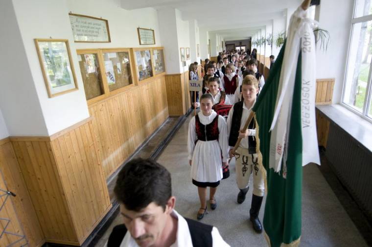 Egy székely század ballagott