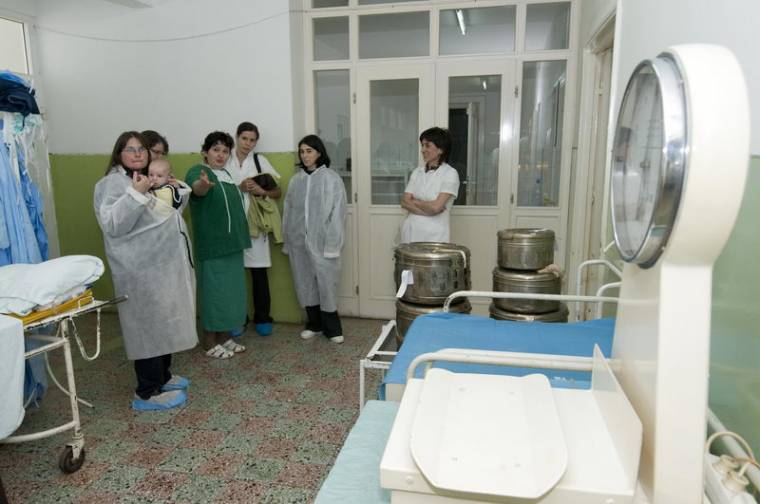 Jövendőbeli kismamák a szülészeten