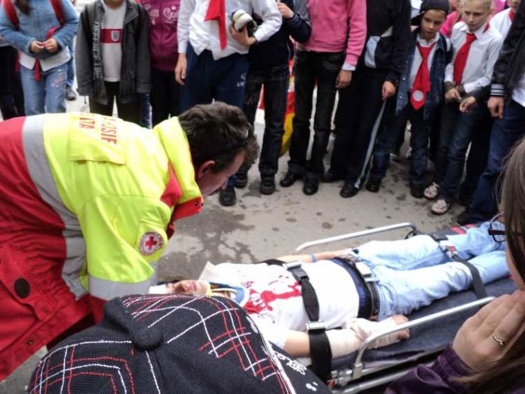 Elsősegélynyújtók megyei versenye