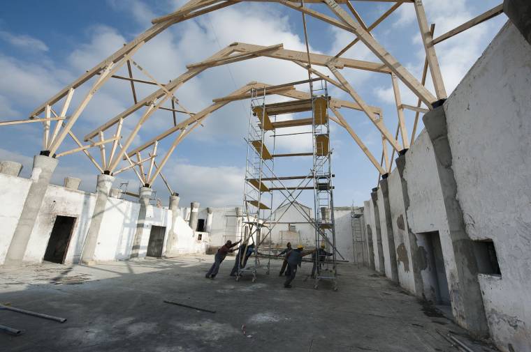 Épül a mindszenti sportcsarnok