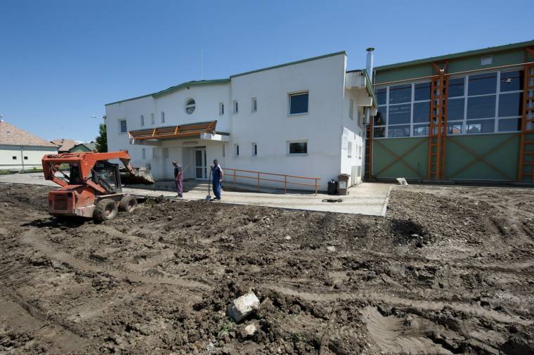 Átalakult az új sportcsarnok környéke