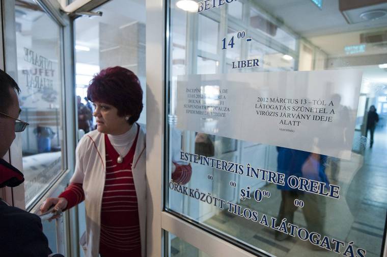 Látogatási tilalom a megyei kórházban