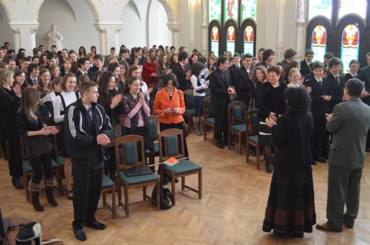 Maturandusz a Márton Áron Gimnáziumban