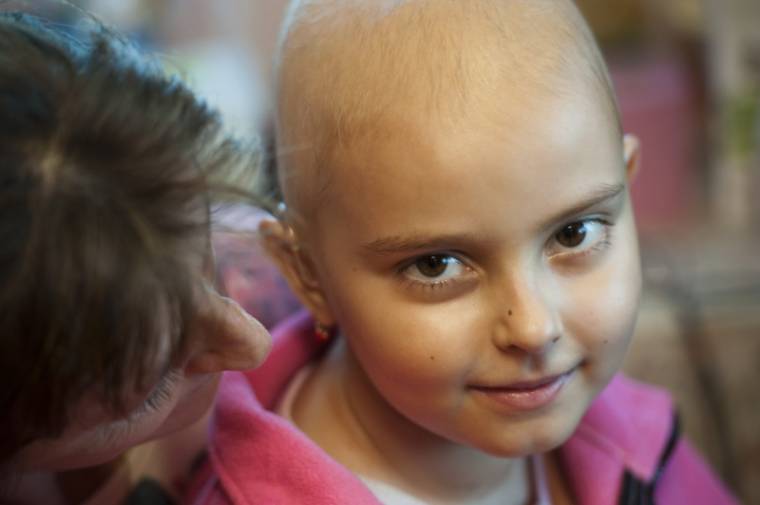 Kemoterápiás kezelésen Orsika