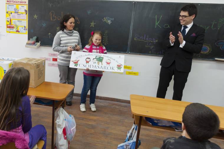 „Csodasarkat” nyert osztályának