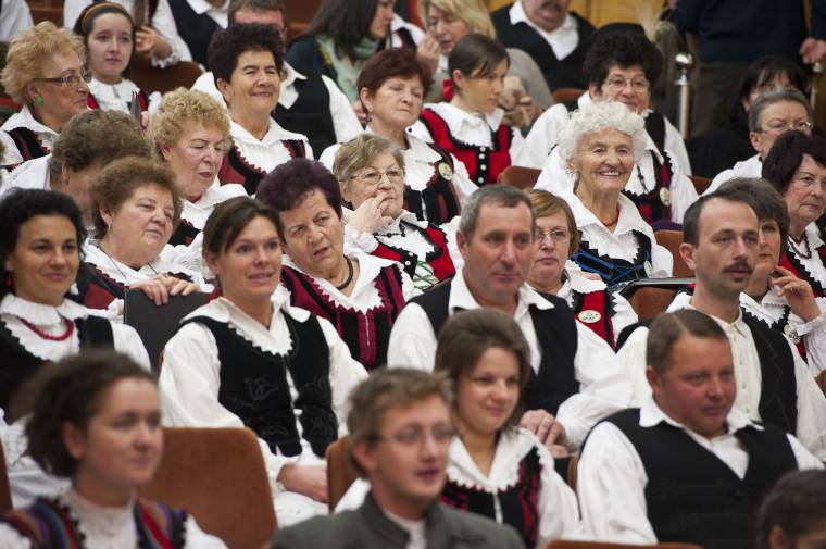 Bemutató népviseletekből