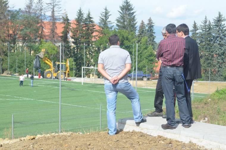 Barátságos mérkőzéssel avatják fel az új csíki futballpályát