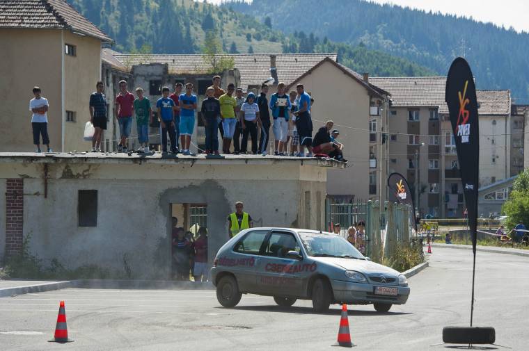 Autós ügyességi és szlalomverseny Balánbányán