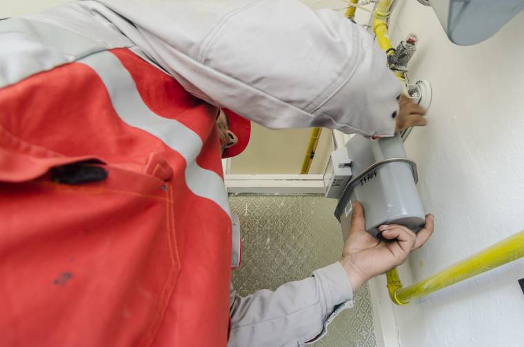 Idegteszt gázszivárgásmérővel