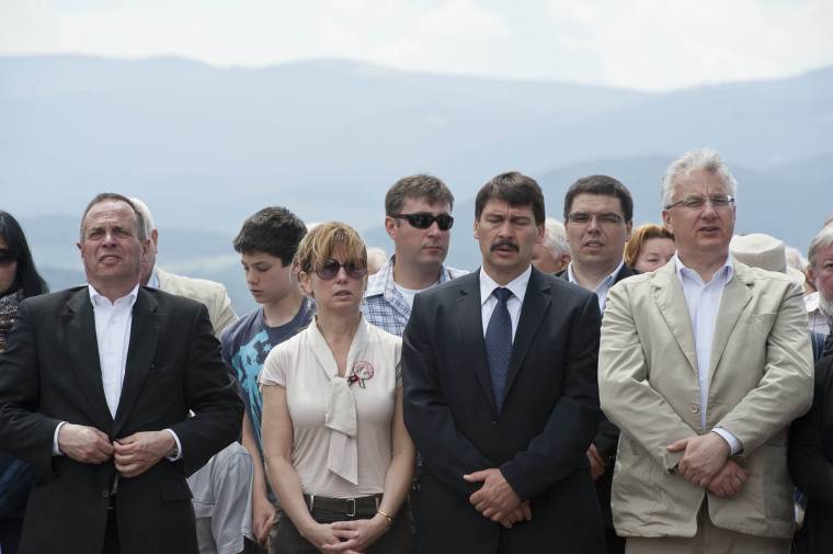 Áder János a pünkösdi búcsún