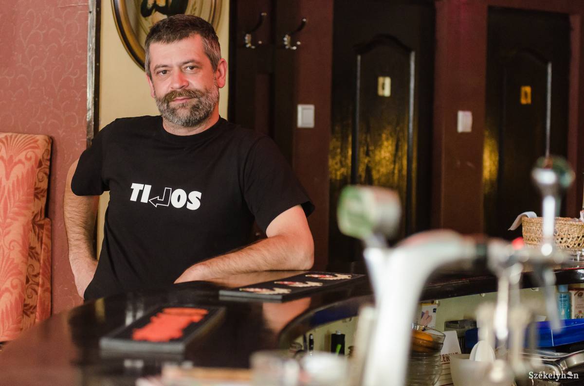 György Attila író, újságíró •  Fotó: Veres Nándor