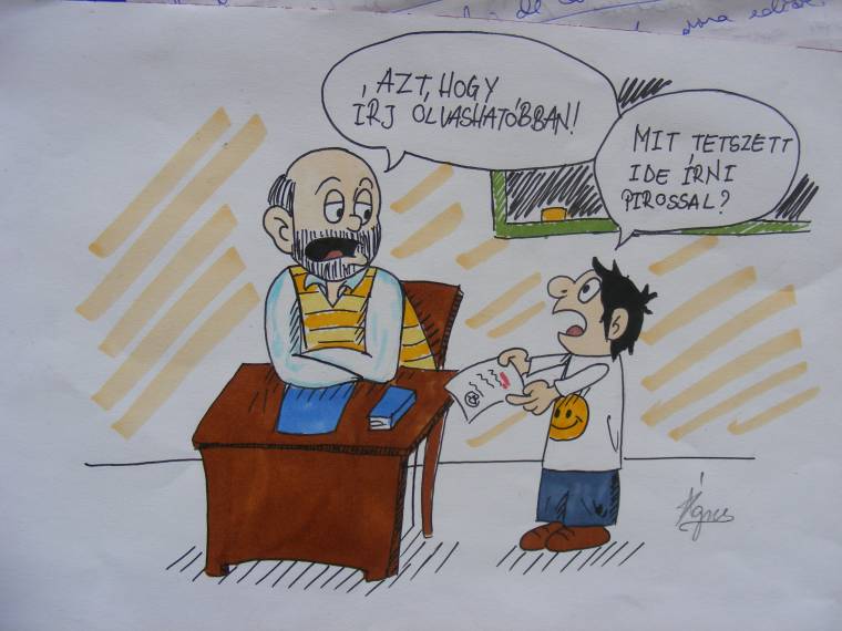 Karikatúrák a tanár-diák viszonyról
