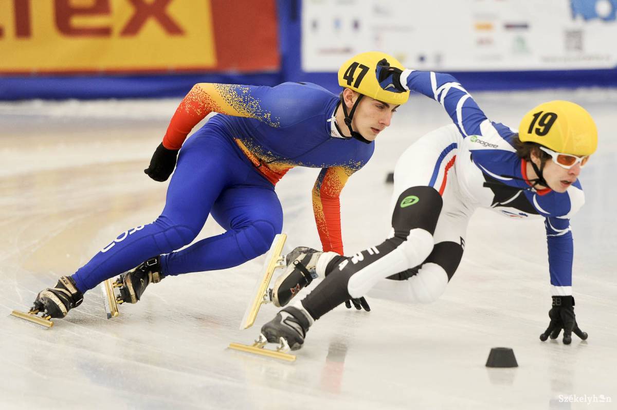 Imre Emil verseny közben, a 2013-as EYOF-on &bullet;  Fotó: Kristó Róbert