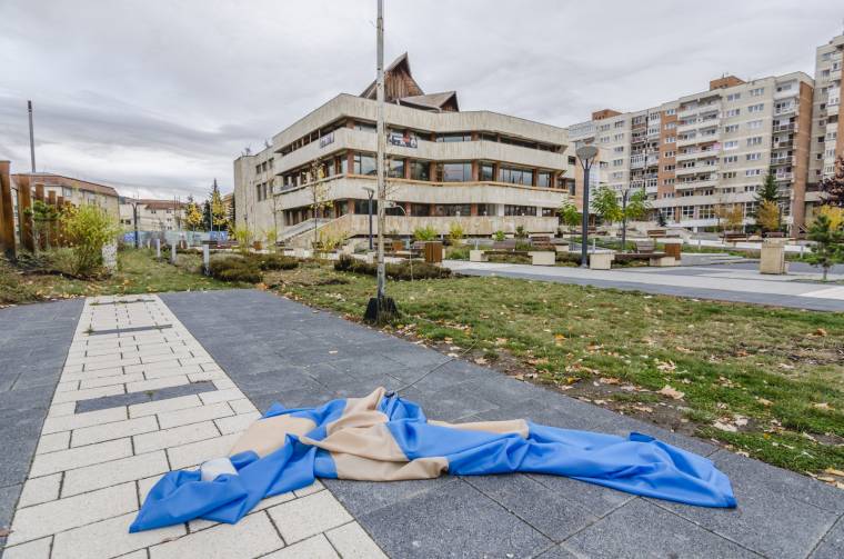 Újabb zászlórongálás Csíkszeredában