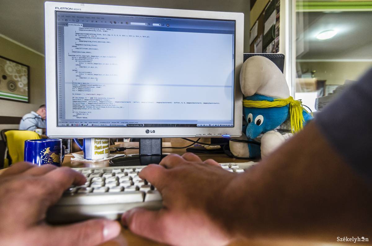 Előre kódolt. A számítástechnika terén folyamatosan jelennek meg újabb és újabb szakmák •  Fotó: Veres Nándor