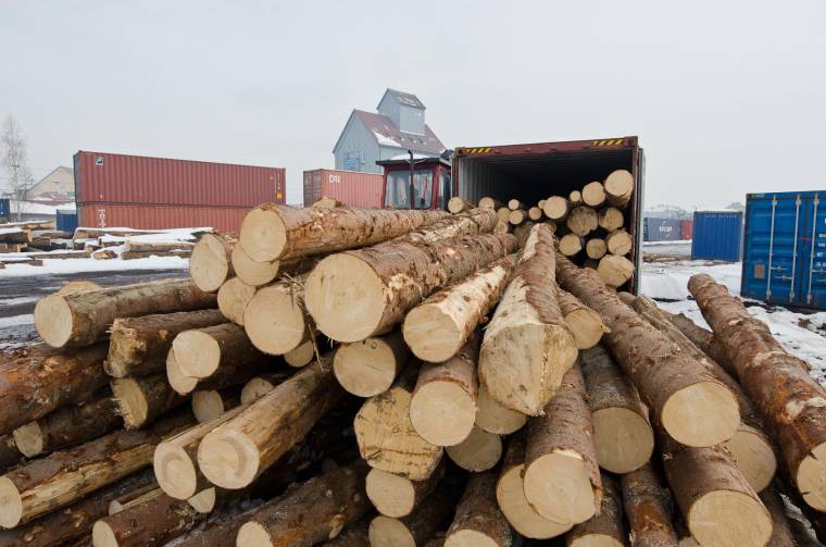 Rönkszállító borult fel Gyergyószentmiklós és Maroshévíz között
