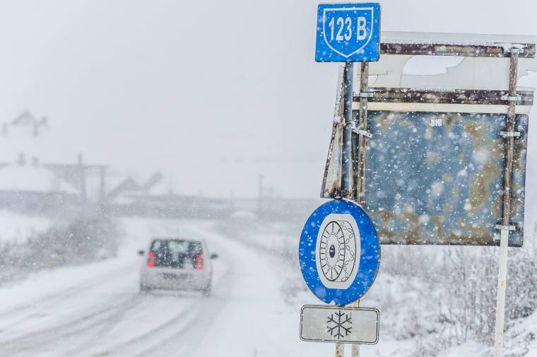 Gyergyószéken „váratlanul érkezett a tél”