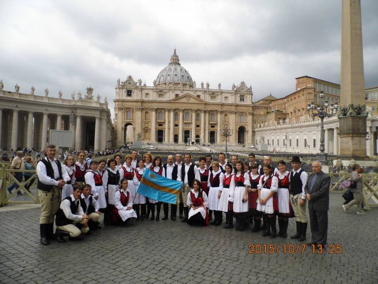 Szépvíziek a Szentatyánál