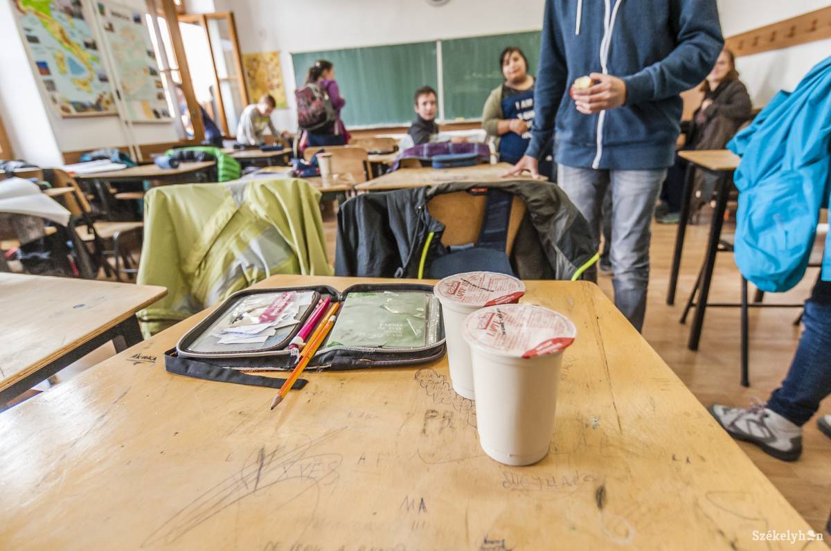 Nem volt kinek odaadni. A tanítás leállítása után hatalmas mennyiségű iskolatej maradt készleten &bullet;  Fotó: Veres Nándor