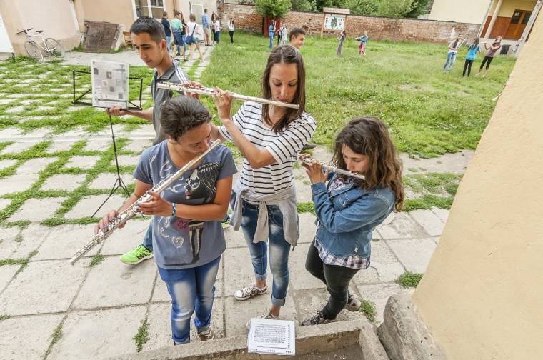 A közös zenélés öröme Felcsíkon